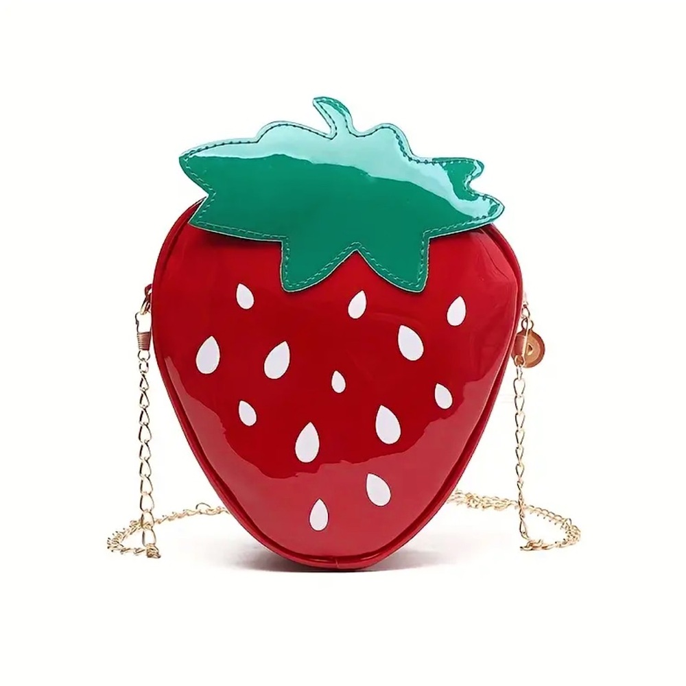 NEW Strawberry Shaped Crossbody Bag